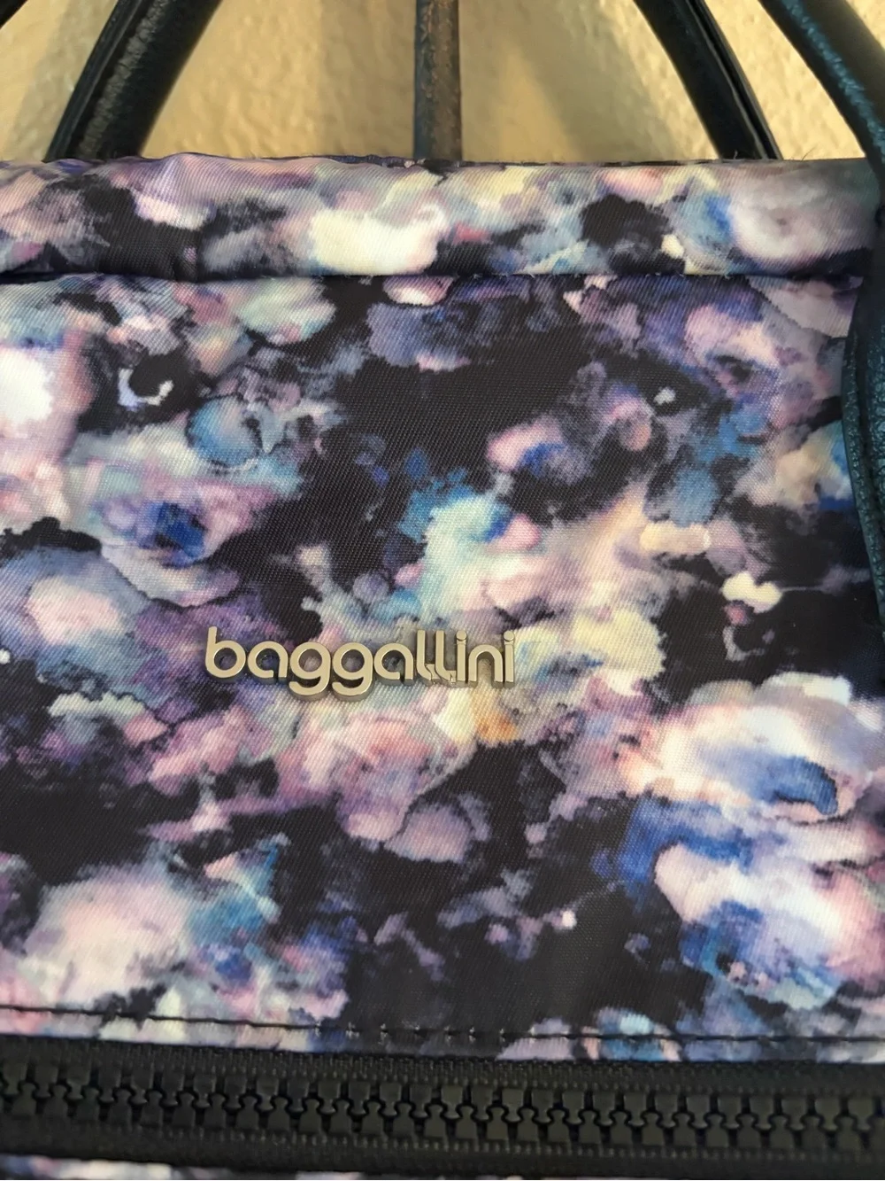 Baggillini  Legacy Horizon Water Colors Purple and Pink Laptop Travel Backpack